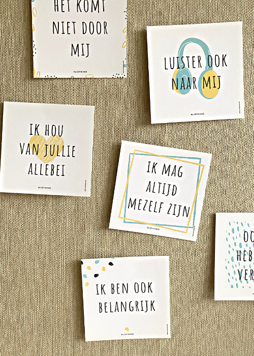 SCHEIDING affirmatie set