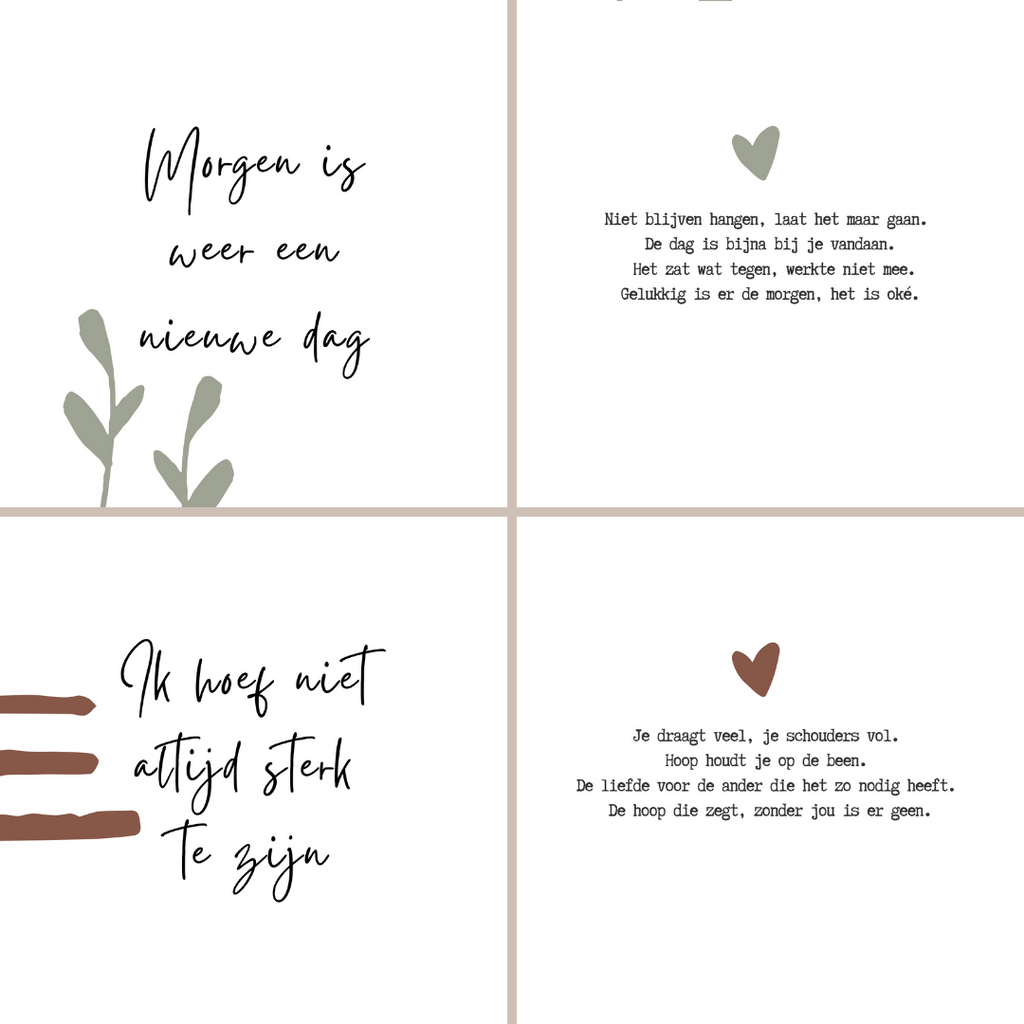 Affirmatiekaartenset kracht