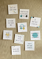 SCHEIDING affirmatie set