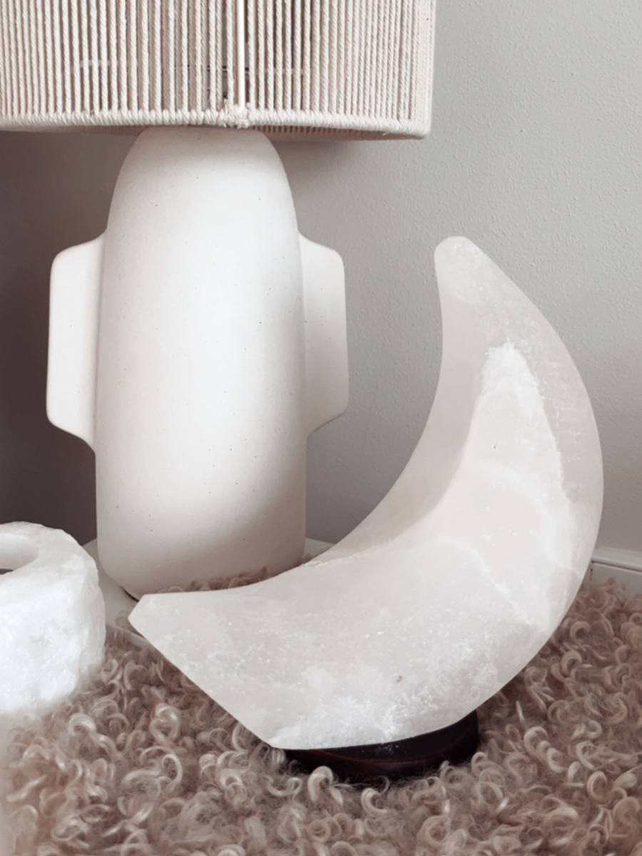 Himalayazout maanlamp