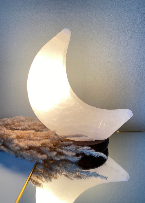 Himalayazout maanlamp