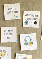 SCHEIDING affirmatie set