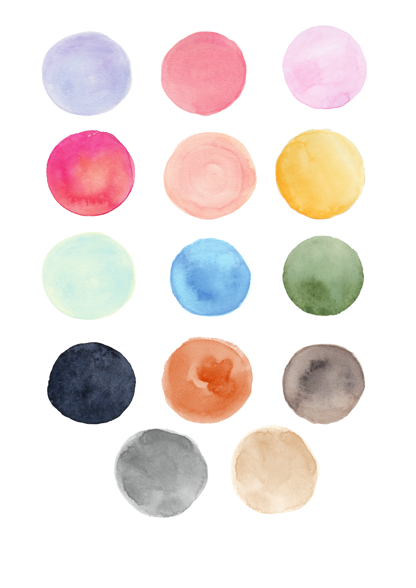 Maanstand aquarelprint op handgescheptpapier - Afbeelding 8